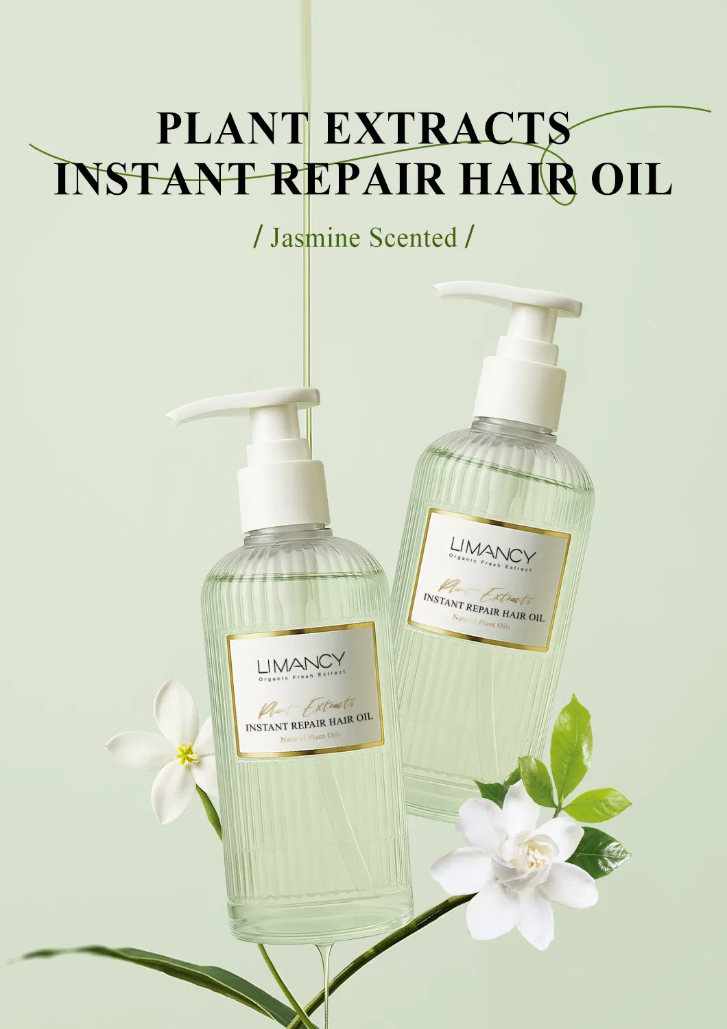 Plant Extract Instant Repair Hair Oil Cover
