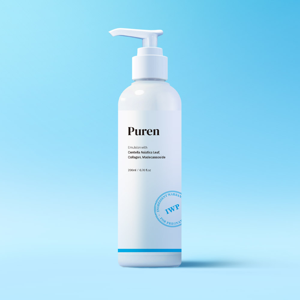 PUREN Facial Emulsion 200ml Korean kbeauty maternity moisture bodycare bodycare gentle smooth kbeauty kbeauty derma maternity