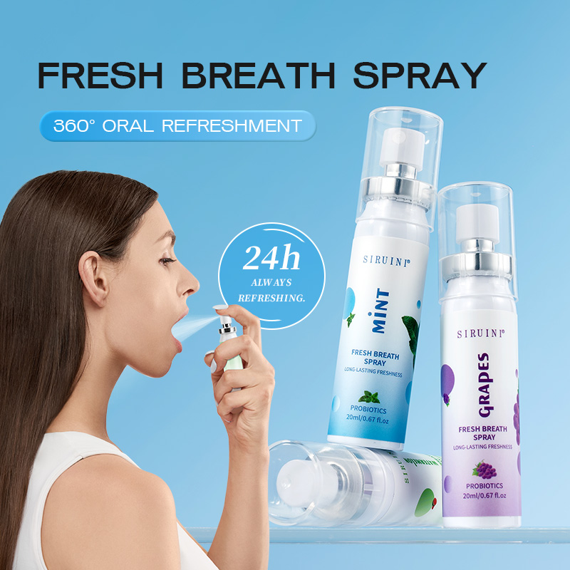 Custom Formula Microbiome Balance Oral Fresh Spray for Gentle Breath Comfort Care FRESH BREATH SPRAY