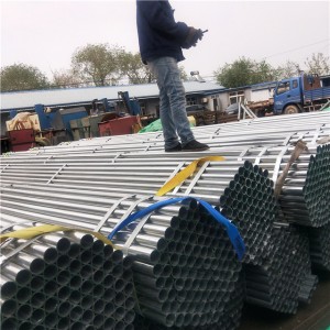 Pre-galvanized steel pipe display 2