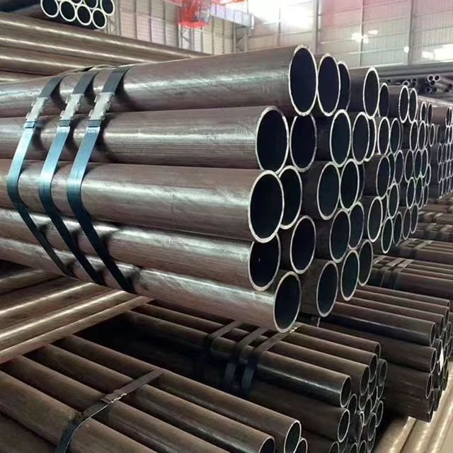 China Weld Steel Tube Q345 black welded pipe  metal building materials customized welded steel pipes Gi galvanized ERW carbon steel  Supplier, Factory