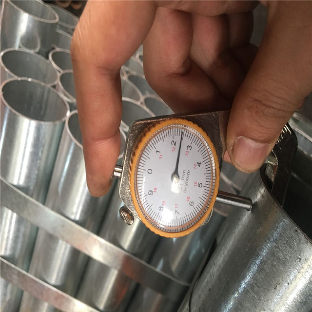 galvanized steel pipe thickness