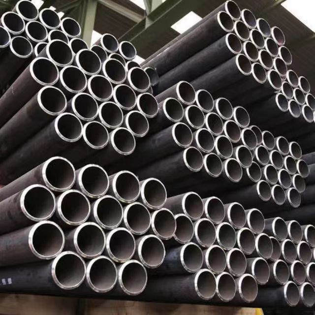 China Weld Steel Tube Q345 black welded pipe  metal building materials customized welded steel pipes Gi galvanized ERW carbon steel  Supplier, Factory