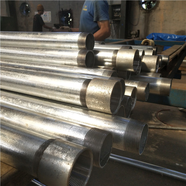 China Gi Pipe with Threaded Q235B Carbon Steel Pipe Two End Threaded Manufacturer, Supplier