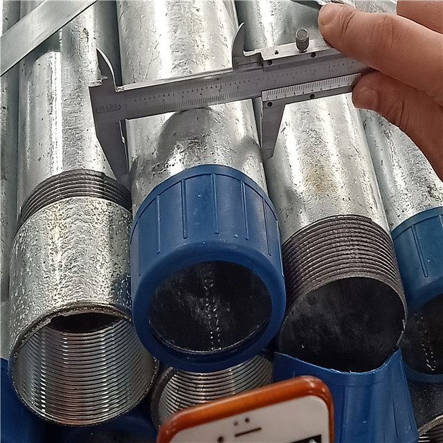 China threaded-galvanized-pipe-3-inch Q235B / metal building materials Supplier, Factory
