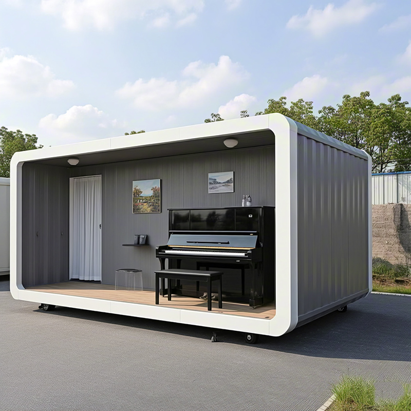 Precio de fábrica móvil pequeño modular prefabricado contemporáneo hogar cápsula prefab