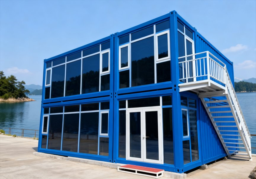 Venta Caliente: Casas Contenedor Prefabricadas 6-Unit Conjuntos Adecuados para Uso Residencial u Oficina Compatibles con Paneles Solares