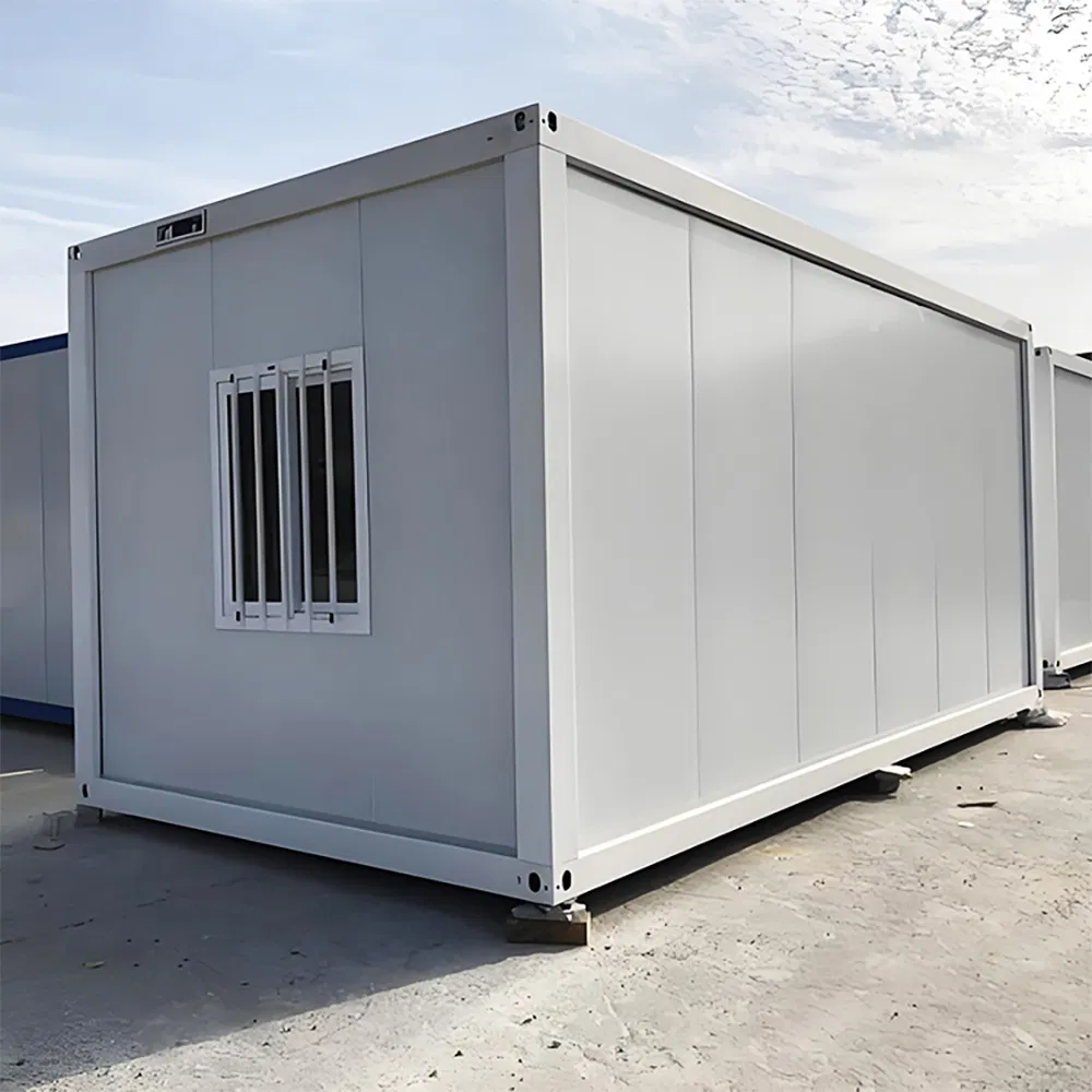 Casa Modular Prefabricada de Paquete Plano con Estructura de Acero Galvanizado para Oficina, Campamento, Alojamiento y Uso Residencial