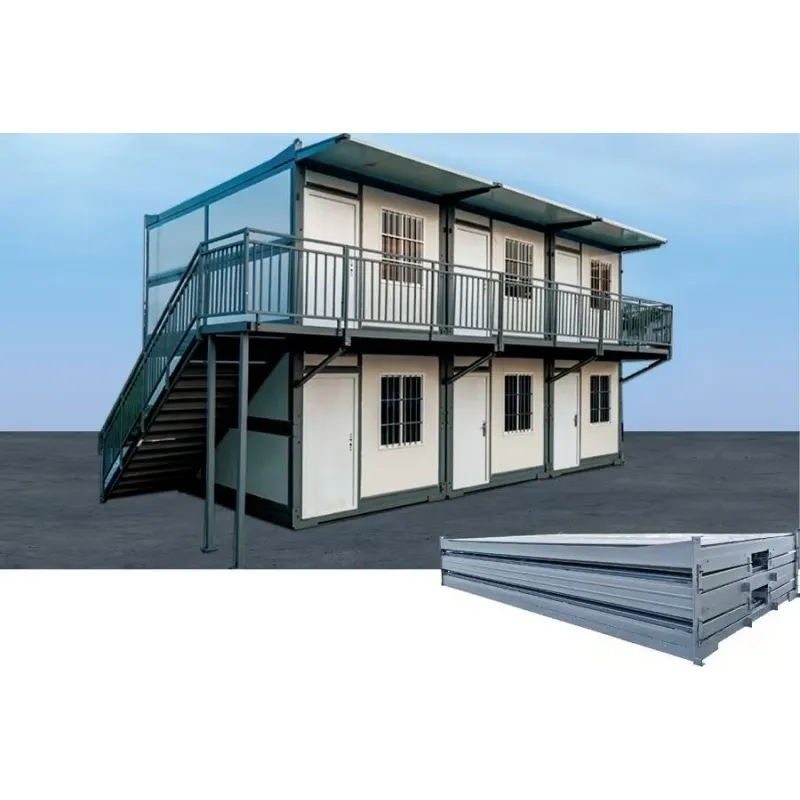 Estructura compacta de casa contenedor plegable