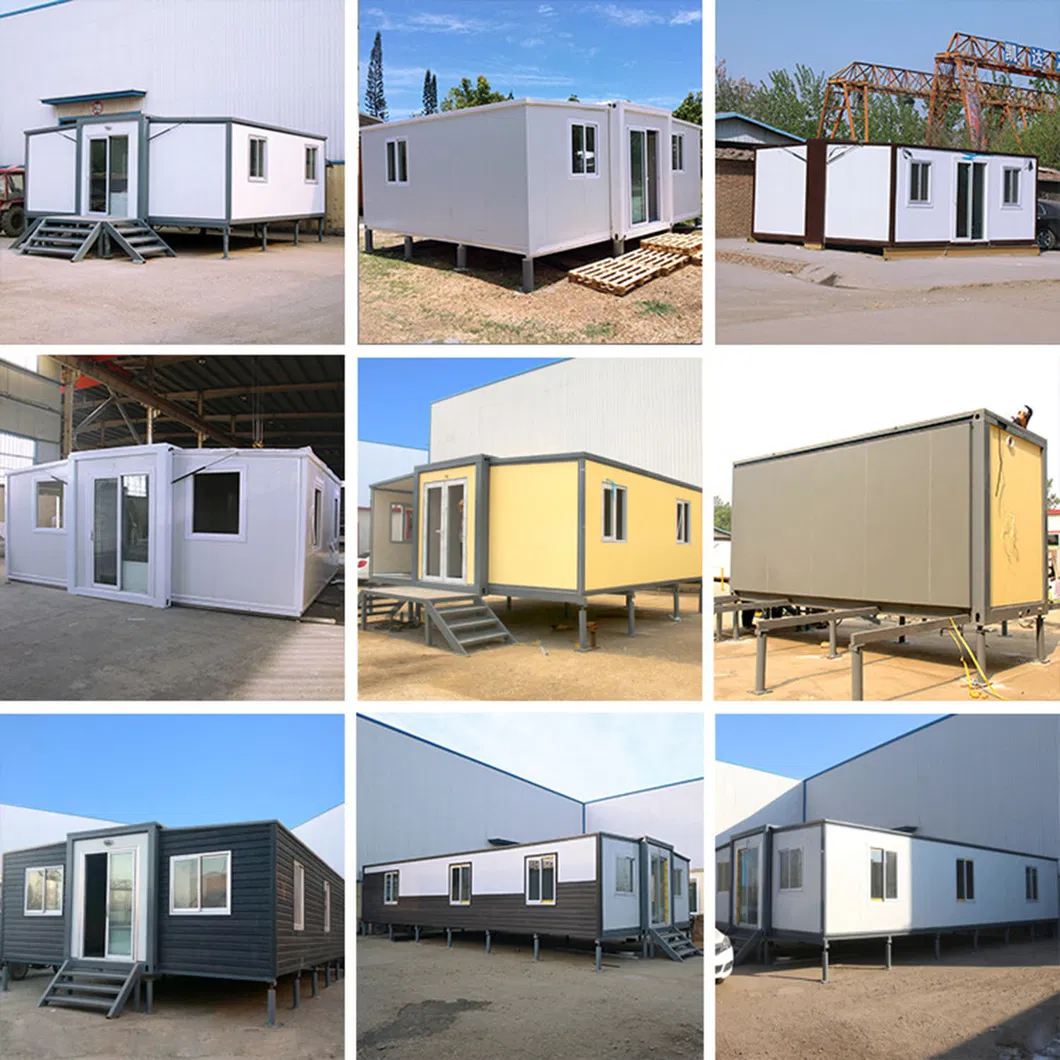 Casas prefabricadas modulares de acero contemporáneo para la comodidad familiar