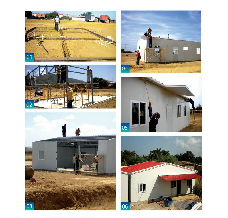 Casas prefabricadas, casas modulares, casas familiares para África