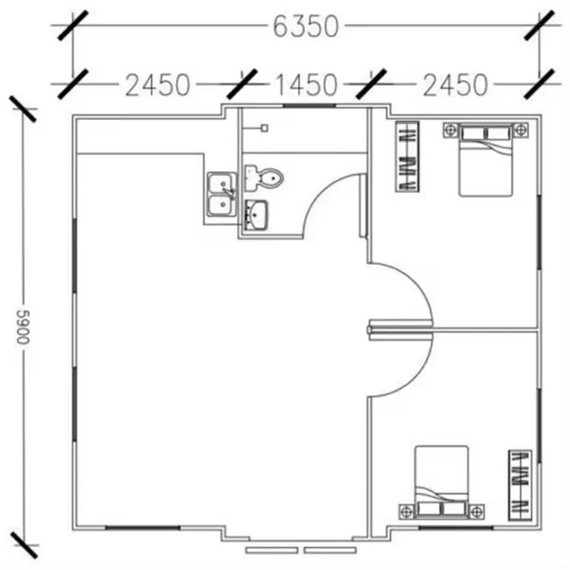 Personalizar diseño contenedor móvil contenedor barato modular fabricado vacaciones prefabricado casa diminuta