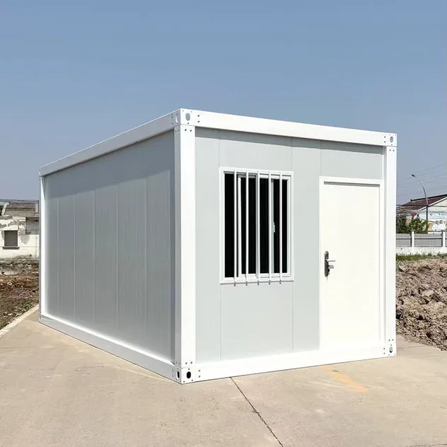 Casas modulares móviles desmontables a prueba de humedad para edificios temporales en sitios de construcción de ferrocarriles de alta velocidad