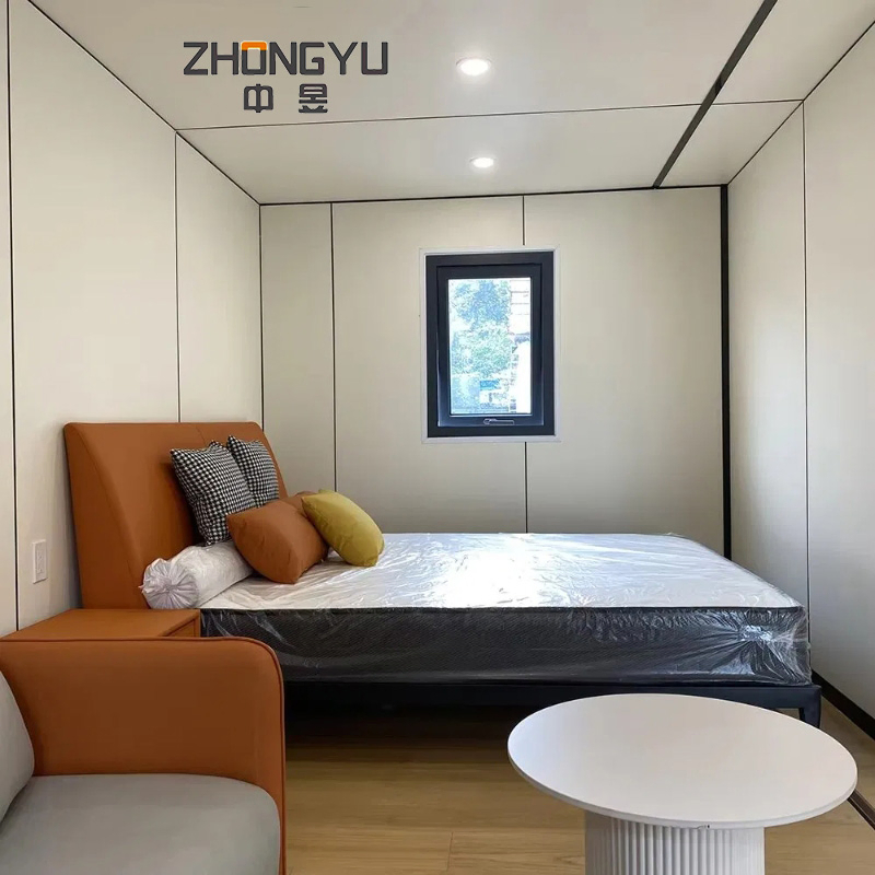 40FT Casa Modular Inteligente con Sistema de Cerradura Avanzado