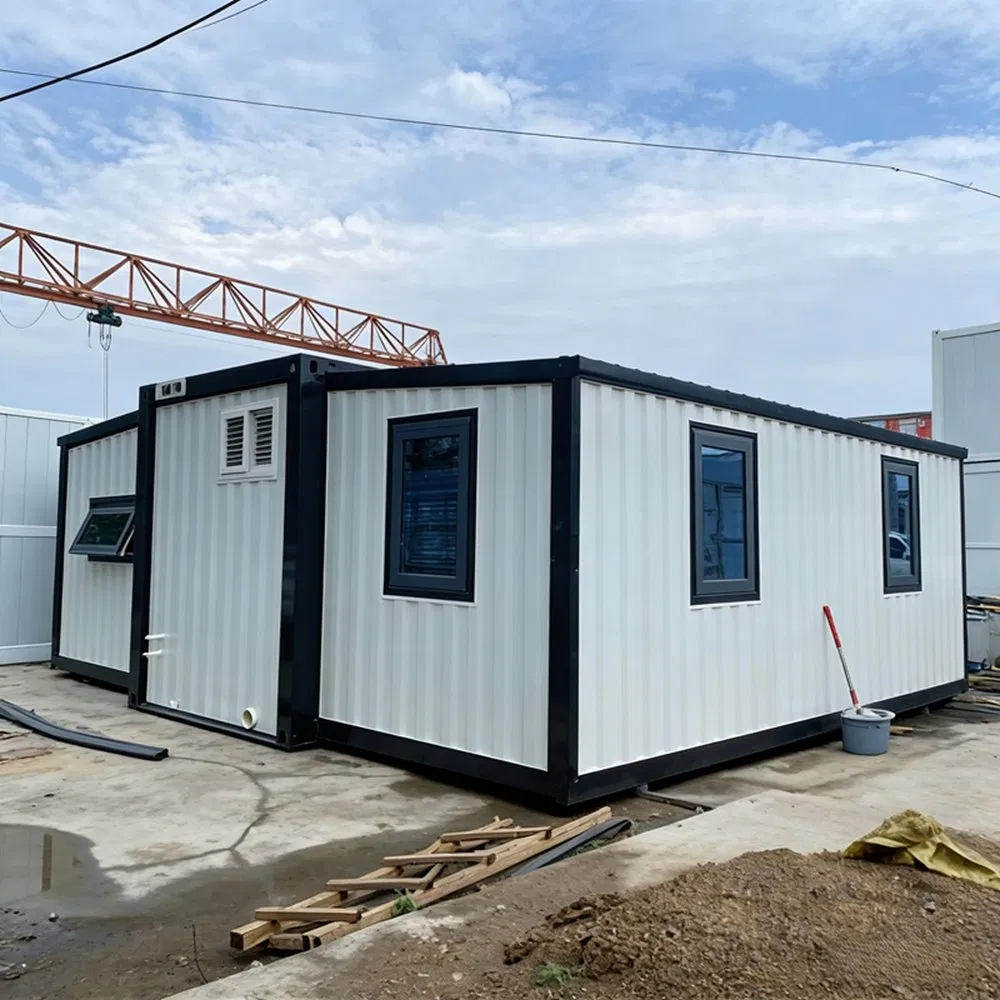 Estructura de acero modular, contenedor prefabricado, habitación móvil residencial, oficina, cocina moderna y oficina en casa
