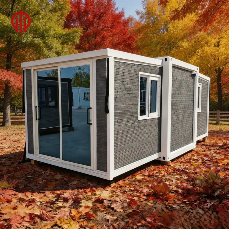 Casa Modular Contemporánea Totalmente Terminada 2 Habitaciones 10FT Casa Prefabricada Extendida