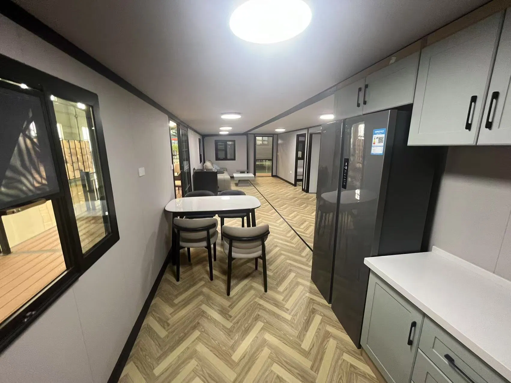 Casa contenedor residencial portátil moderna expandible de alta calidad prefabricada