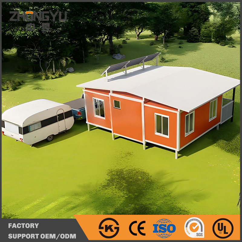 Casa Contenedor Modular a Prueba de Clima 40FT con Diseño Expandible 20FT