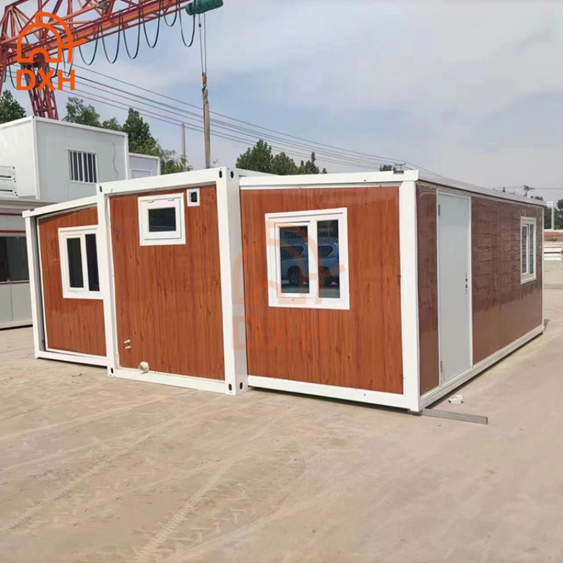 Superior 10 Personalizado 20FT 40FT Expandible Plegable Prefabricado Villa Hotel Oficina Tienda Camping Móvil Abuela Pequeña Vivienda Doble Ala Contenedor Casa Hogar