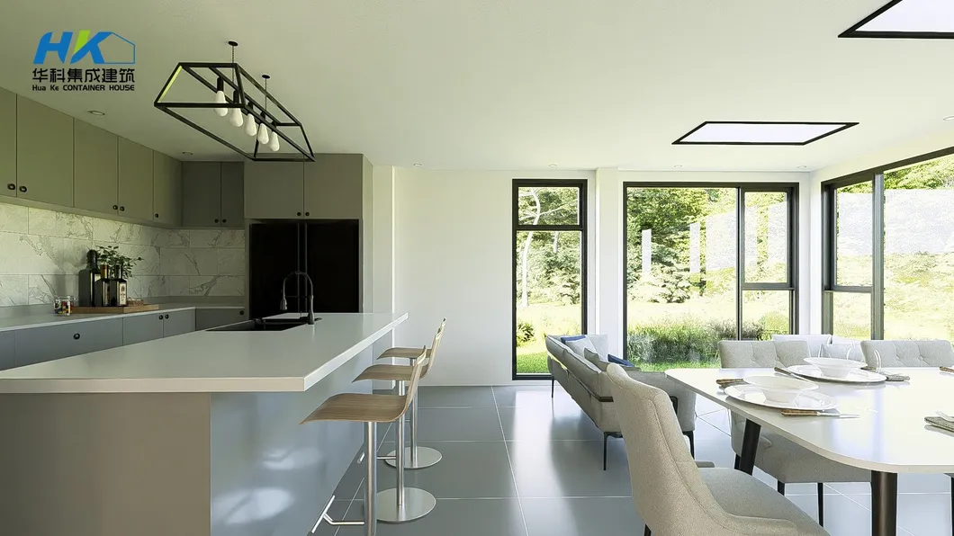 Cocina Integrada en Casa Contenedor Modular
