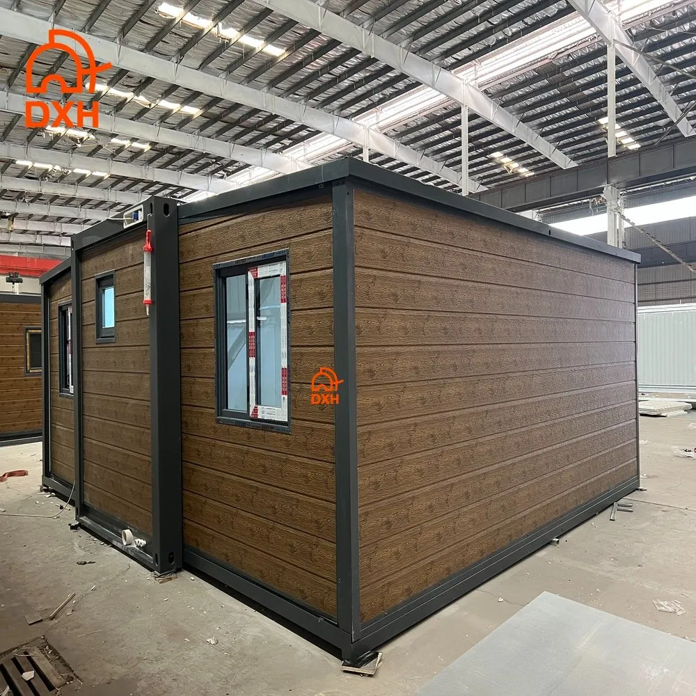 Casa Tiny Moderna de Lujo de Construcción Rápida y Totalmente Equipado, Casa Contenedor Expandible Portátil Prefabricada en Venta 20FT