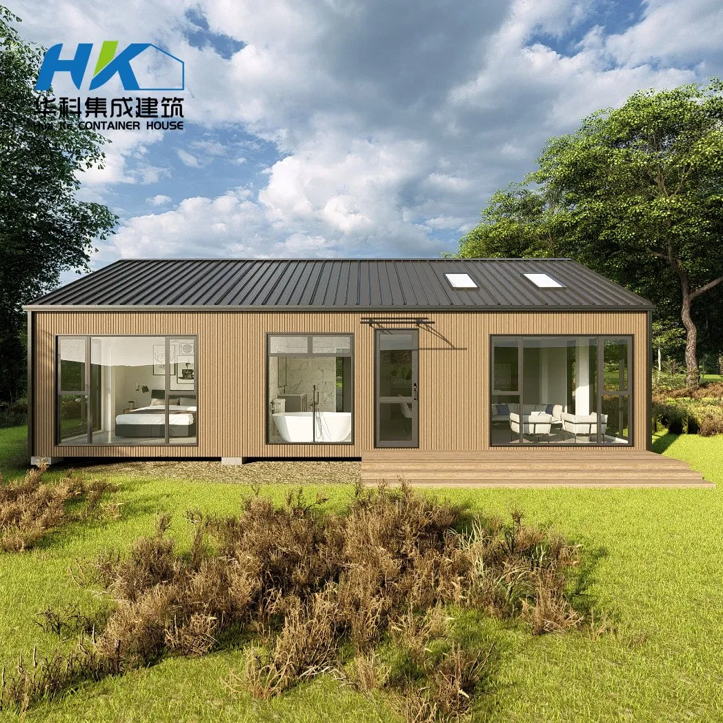 Casa Prefabricada Modular de Contenedor de Lujo Moderno 2 Dormitorio 1 Baño