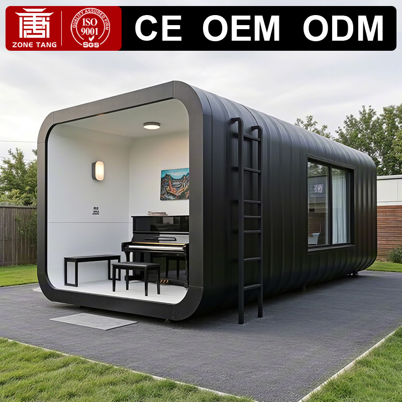 Precio de fábrica móvil pequeño modular prefabricado contemporáneo hogar cápsula prefab