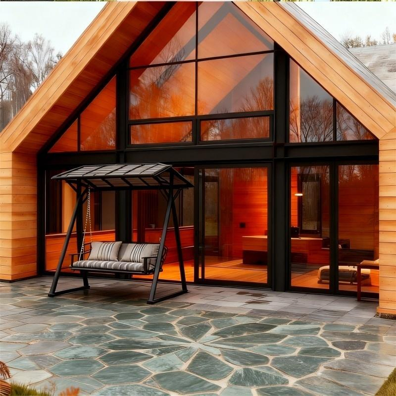Hogares prefabricados eficientes en energía, paquetes de casas modulares, casas manufacturadas agradables