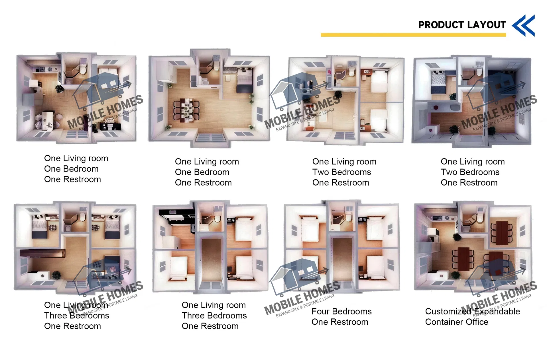 Estructura y diseño modular interior