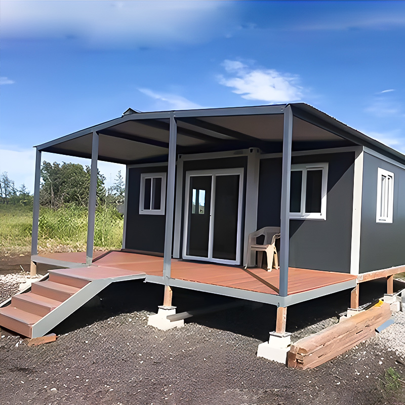 Casa Modular Prefabricada Contemporánea con Tecnología de Aislamiento Superior