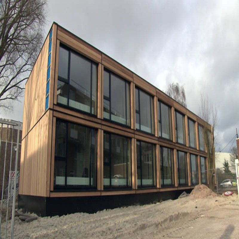 Oficinas móviles portátiles modulares prefabricadas en contenedores vivienda