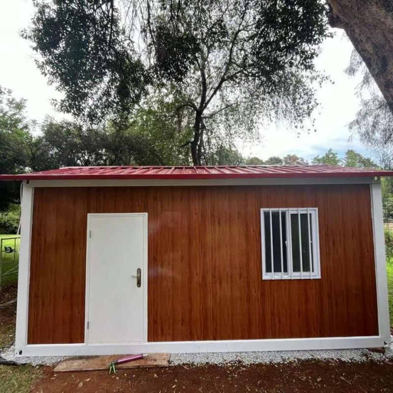 Estructura de acero de bajo costo de ensamblaje rápido, casa contenedor prefabricada, almacén pequeño prefabricado, apartamento modular residencial, casa móvil plegable ecológica
