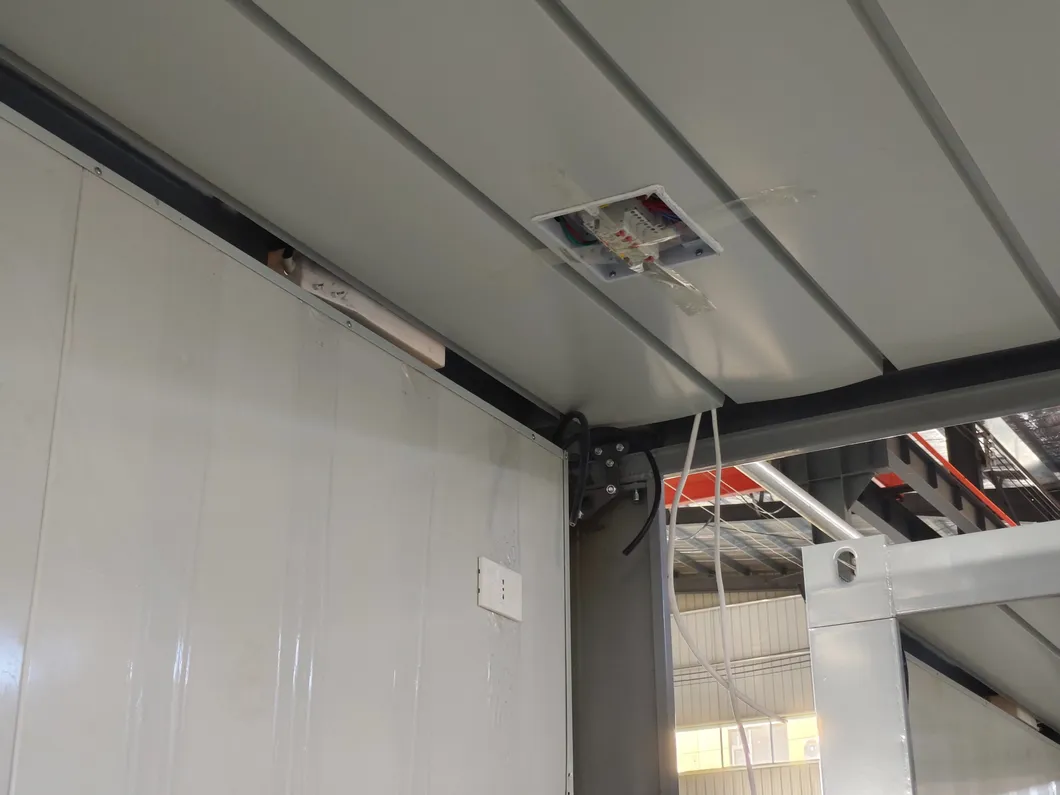 Fábrica 20FT Casa Contenedor de Acero Plegable Tipo Z Oficina de Deslizamiento Plegable Diseño Moderno Hogar Prefabricado Portátil