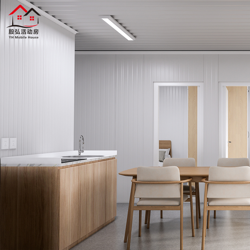 Contenedor modular de lujo para espacio residencial y comercial, casa móvil desmontable, panel sándwich para apartamentos, hoteles y villas