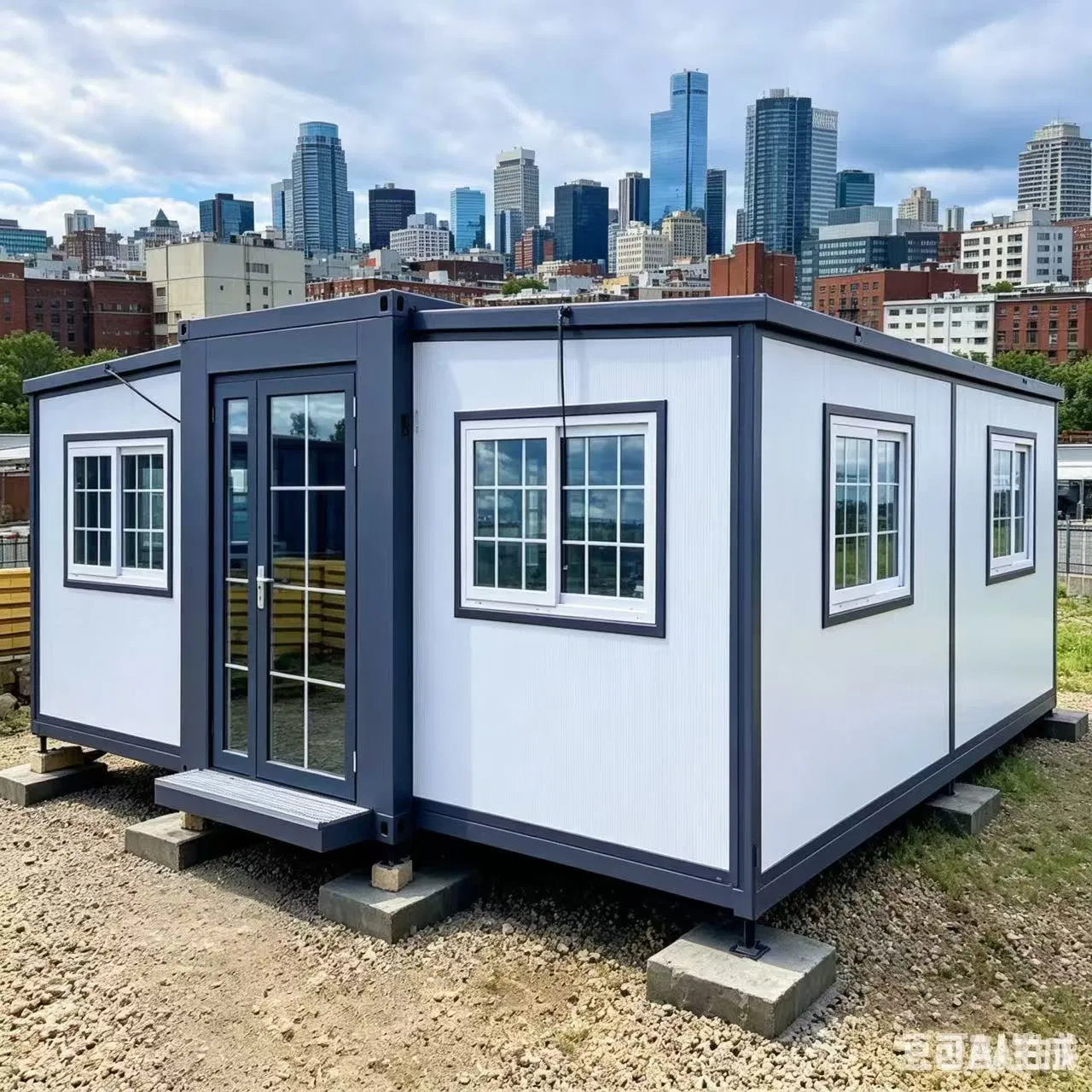 Pequeñas casas residenciales móviles modulares expandibles de cápsulas prefabricadas ecológicas