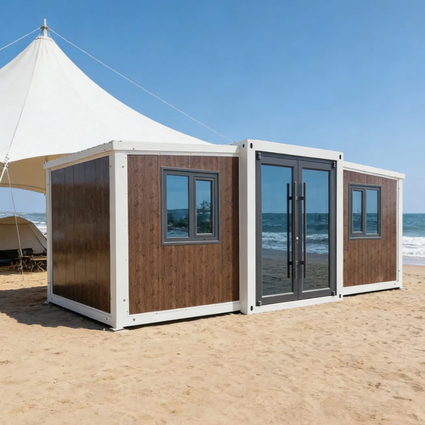 Envío de Casa Móvil Prefabricada Modular 20/30/40FT de Lujo 2 para Dormitorio Pequeño Residencial Listo para Usar, Casa Contenedor Expandible Prefabricada