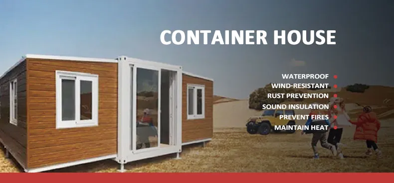 Casa prefabricada de alta calidad, eficiente en energía, hogar modular de contenedor para vivir al aire libre, casa pequeña