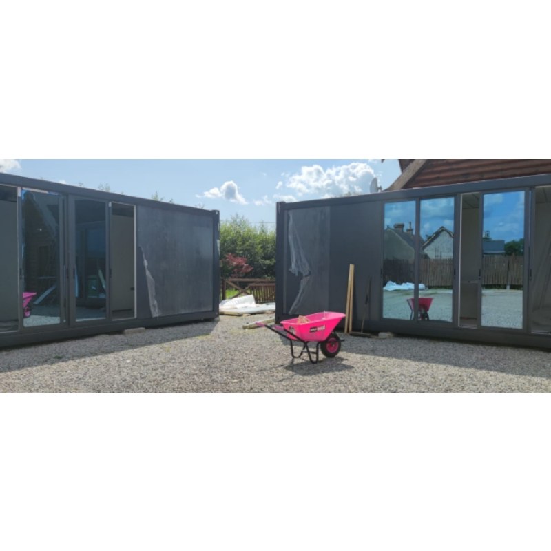 20-Foot Casas de Contenedores Prefabricados Oficinas Móviles de Contenedores Casas de Almacén Modulares Uso Residencial de Centros Comerciales