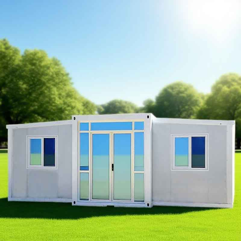 Casa contenedor residencial comercial temporal duradera prefabricada aislada a prueba de fuego impermeable de fácil instalación