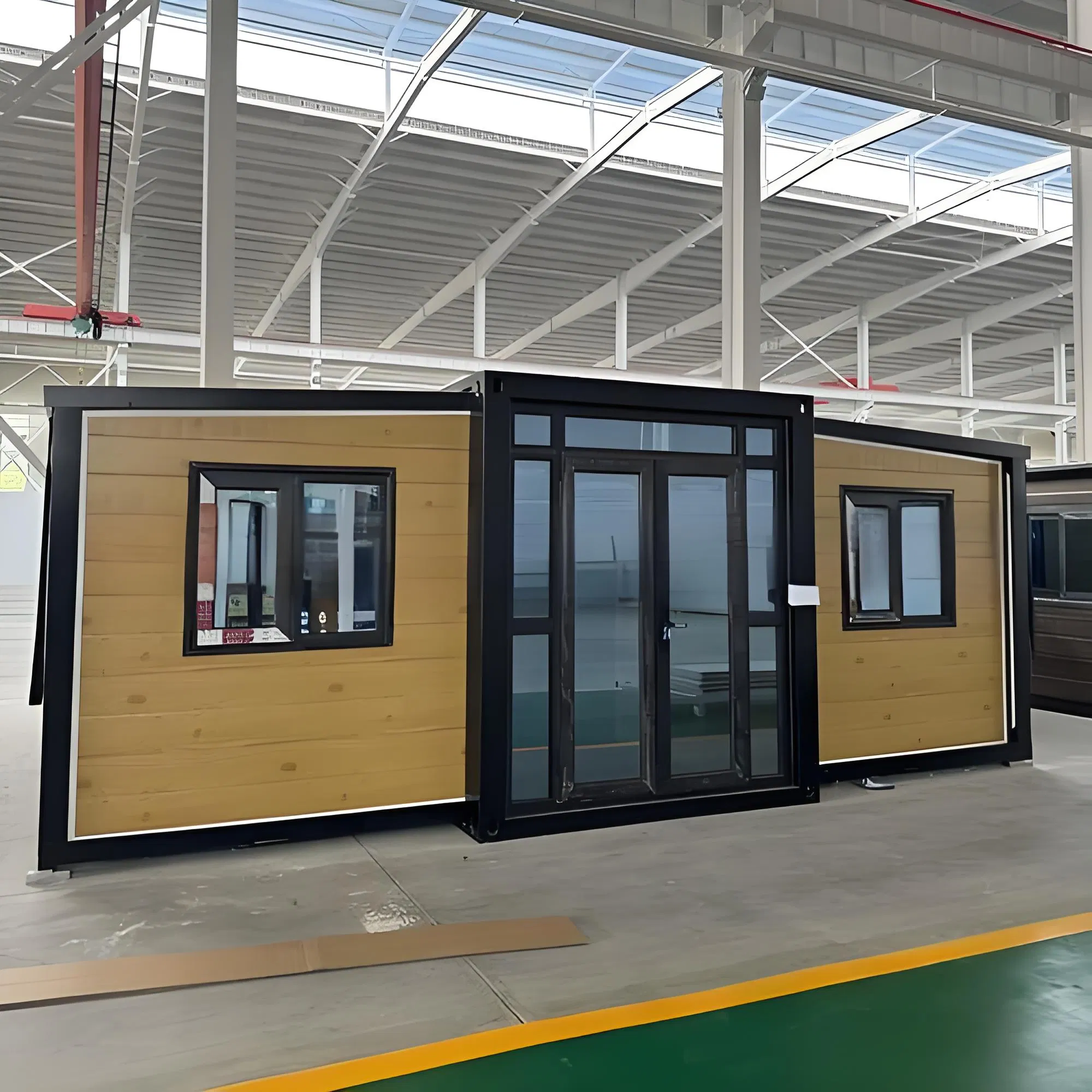 20FT/30FT/40FT Casa contenedor móvil flexible modular y prefabricada con dormitorio y baño para albergue, pequeña villa, hogar diminuto