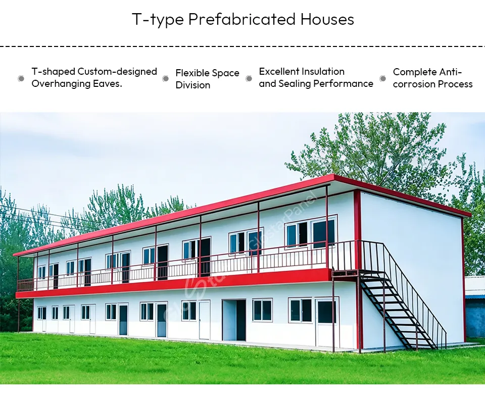 Mejor Precio Casa Prefabricada Lista para Envío Villa Familiar Modular