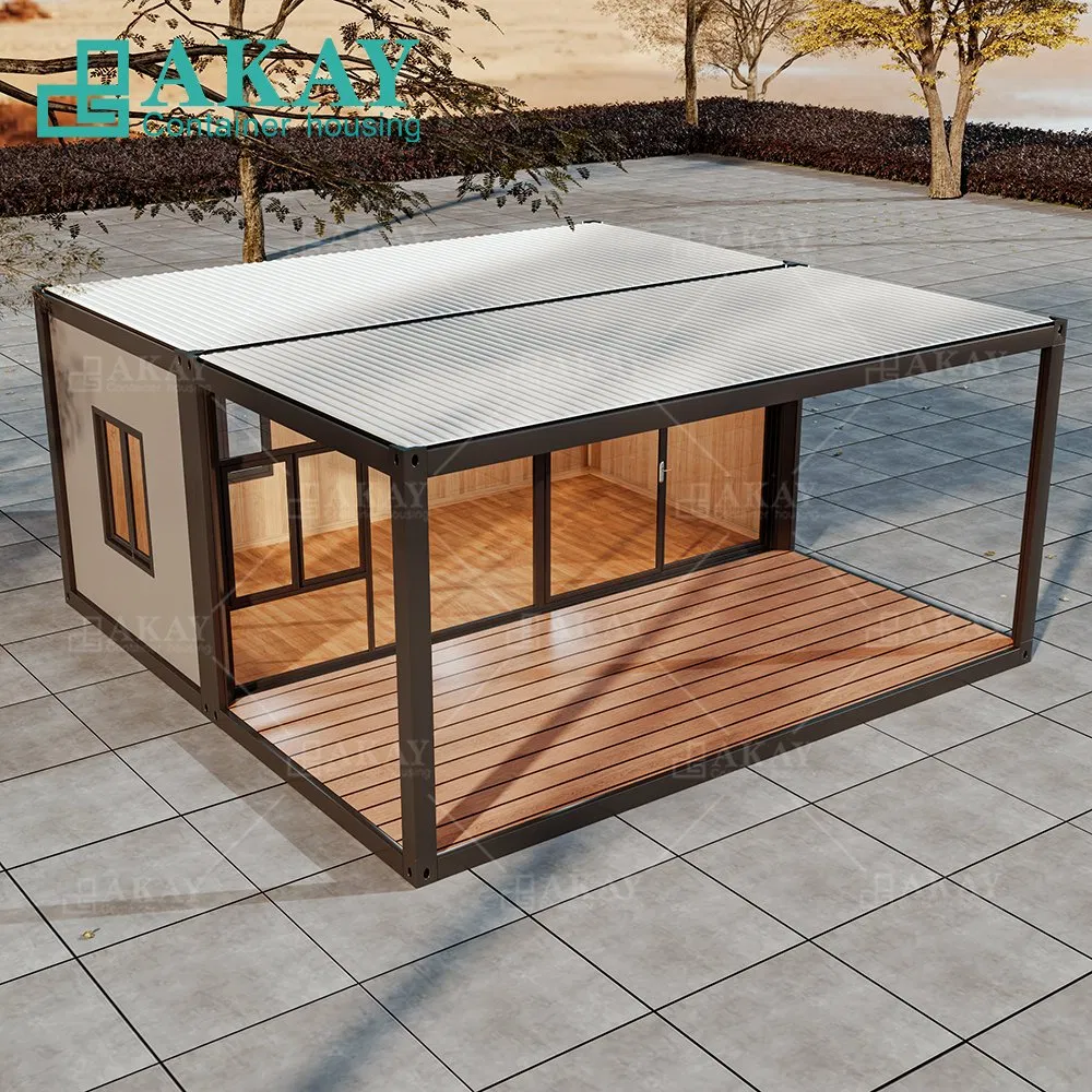 Casa Modular Casa Prefabricada de la Fábrica de Origen 2-Bedroom Casa Contenedor para Uso Residencial y de Oficina
