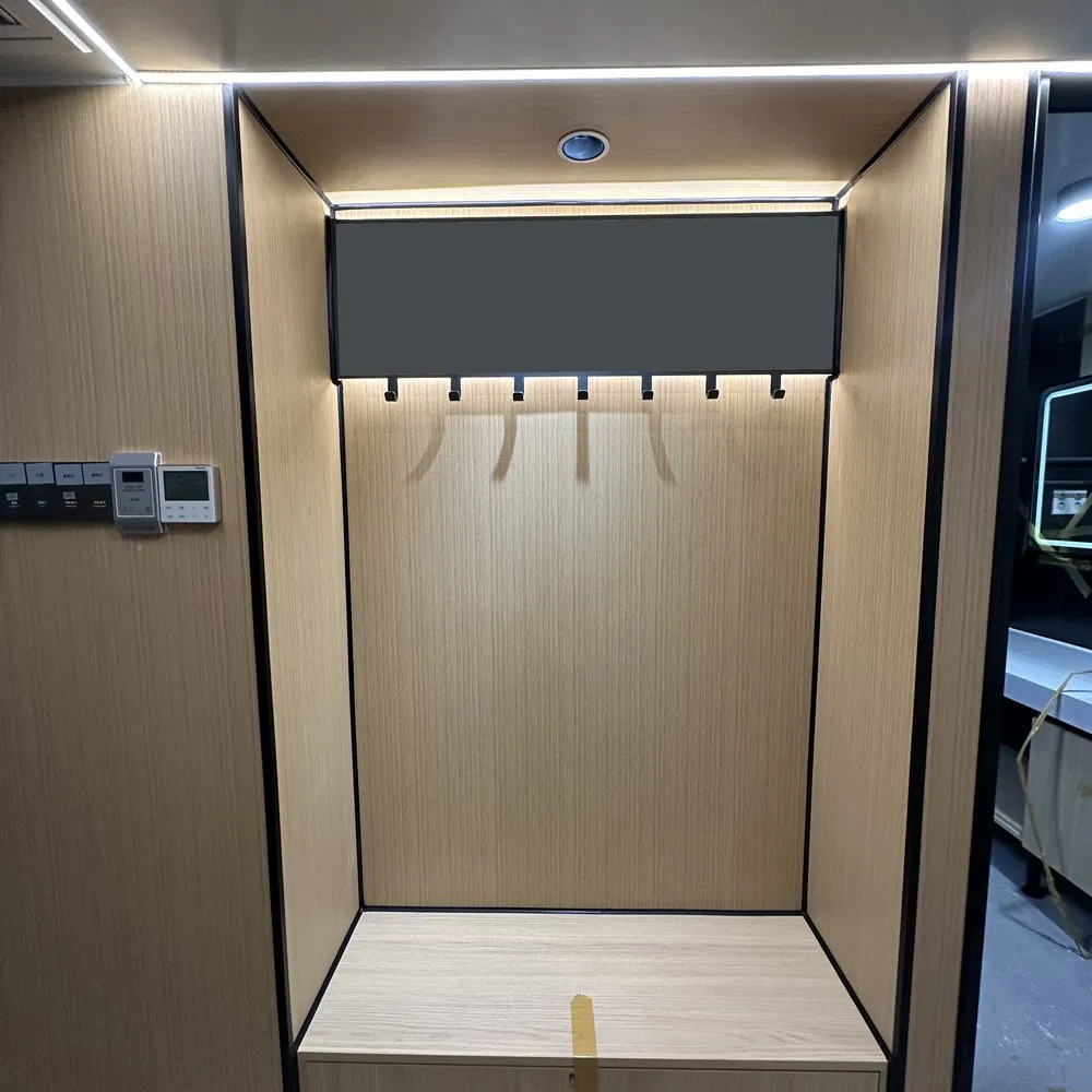 Casa Prefabricada Modular Contenedor Pequeña con Baño y Energía Solar para Familia
