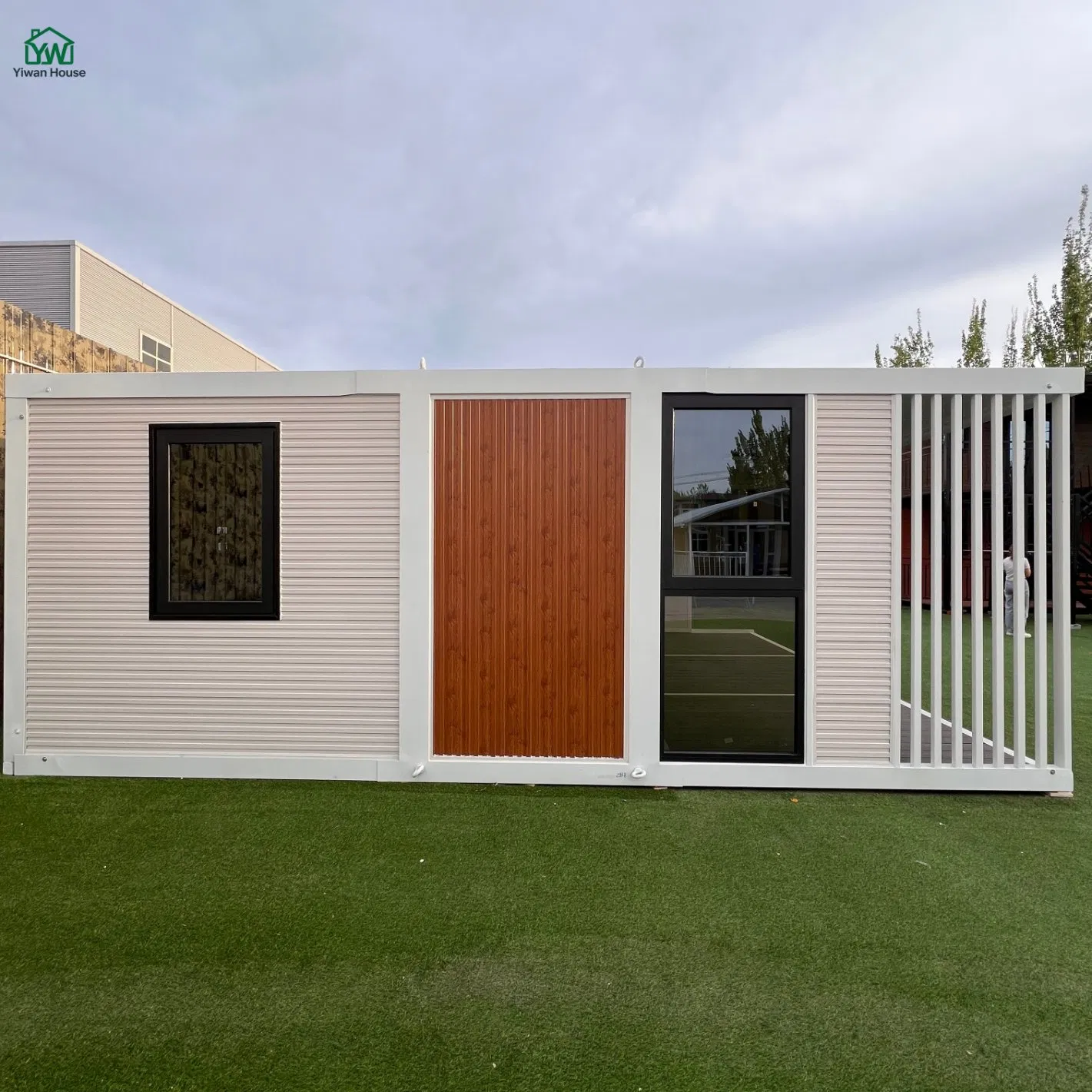 Paquete colapsable de ala simple o doble, instalación simple, hogar portátil, móvil, pequeño, modular, expandible, prefabricado para personal de proyectos, familia, hogar temporal