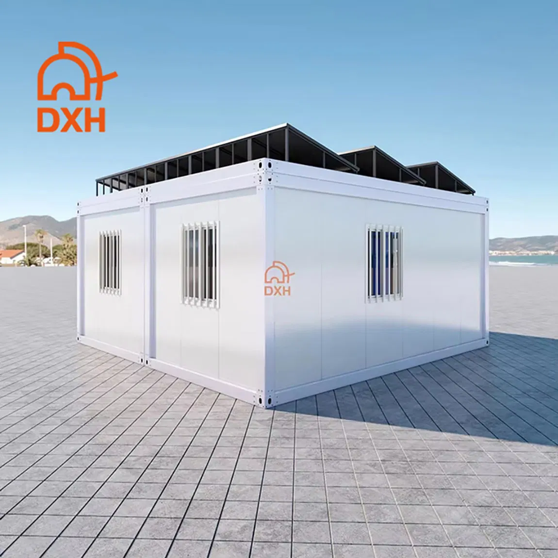 Casa de paquete plano para unidades de alquiler con diseño llave en mano y compradores residenciales