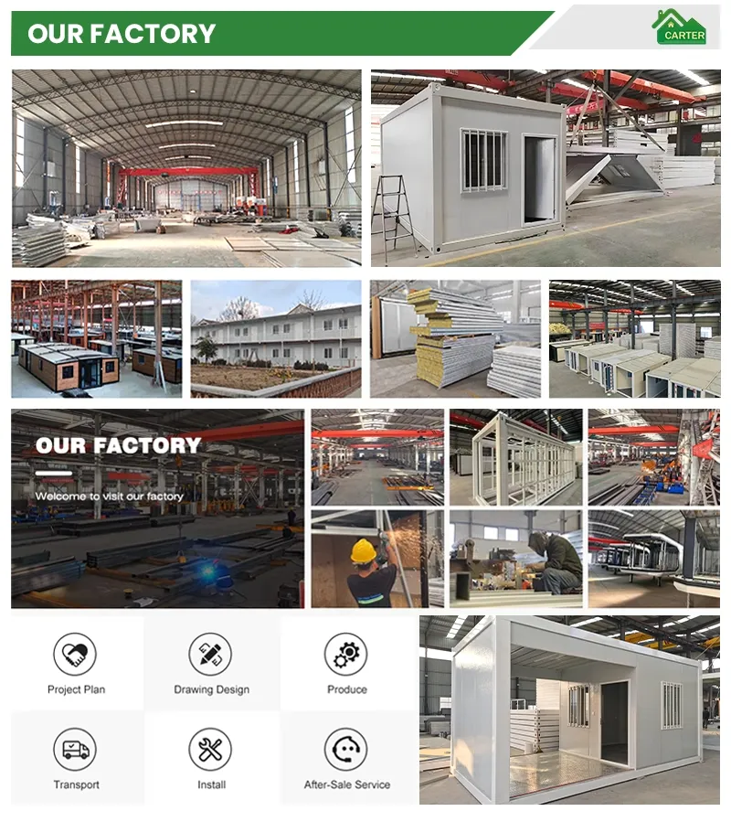 Estructuras de contenedores plegables modulares