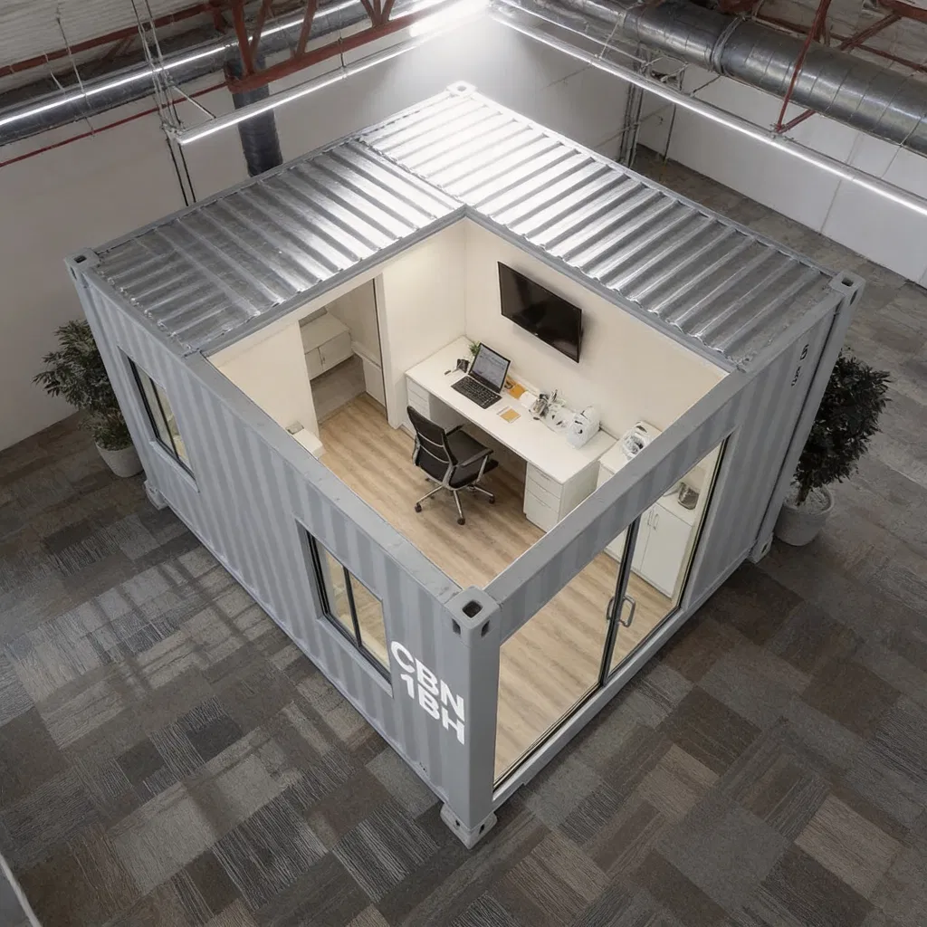 Oficina de Contenedores de Envío Sostenible: Hogares Modulares de Lujo Modernos
