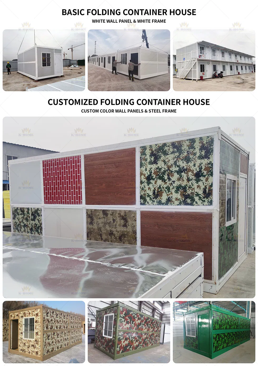Campamentos de construcción temporales vivienda modular
