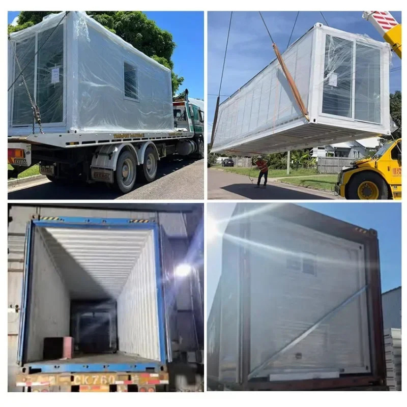 Casa Prefabricada de Lujo Modular Expandible de Bajo Costo en Contenedor 20FT