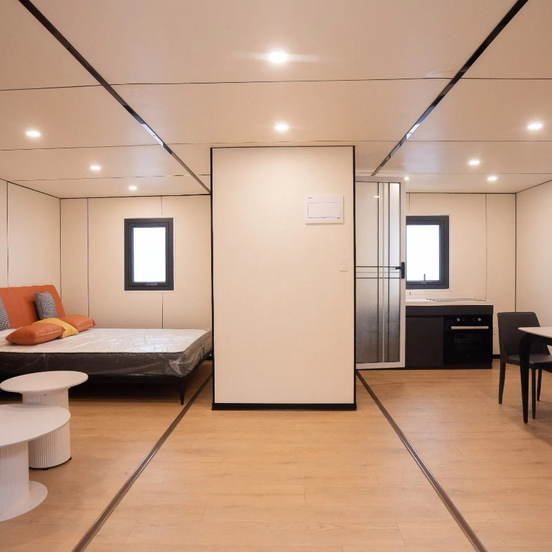 Casa Contenedor Modular a la Moda a Prueba de Viento para Oficina de Lujo y Villa
